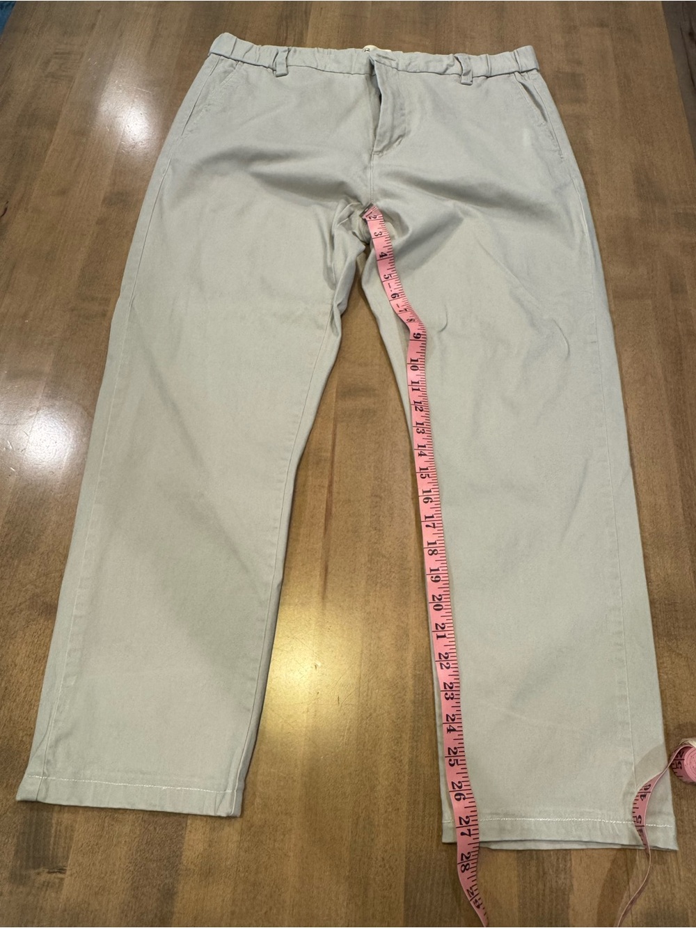 Panama Jack Men’s Casual Pants Light Gray Stone Size Large